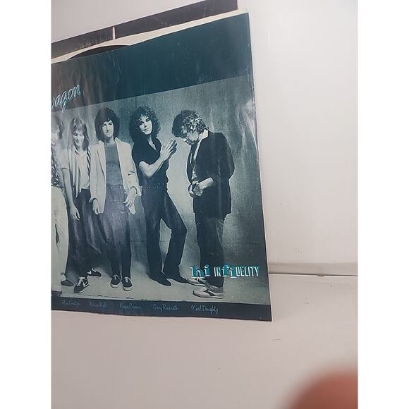 REO SPEEDWAGON HI INFIDELITY LP VG+ VINYL RECORD CBS 1980 - Picture 4 of 7